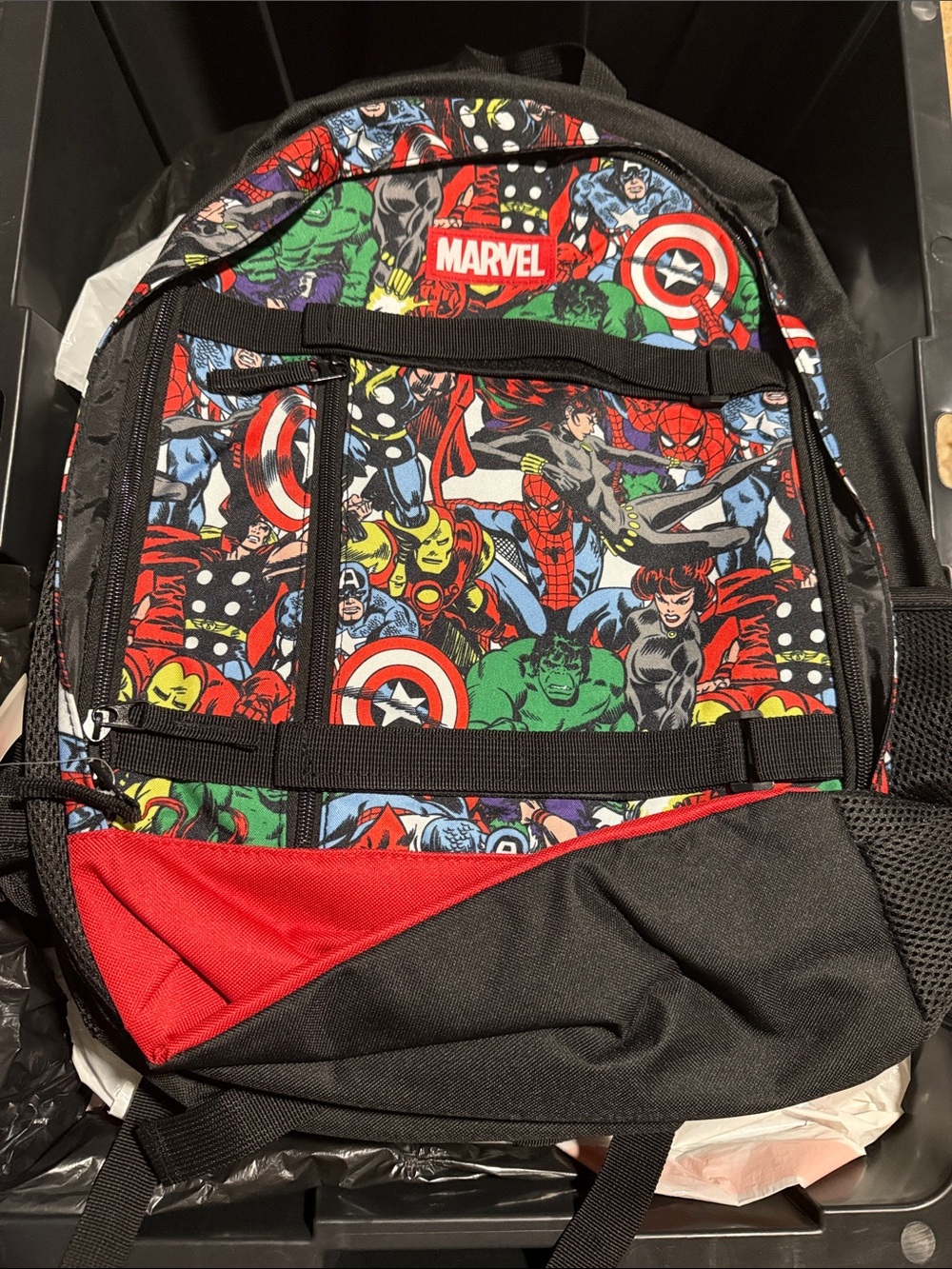 Marvel Men's Multicolor Graphic Backpack - Marvel